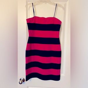 INC International Concepts strapless stripe dress, size 12